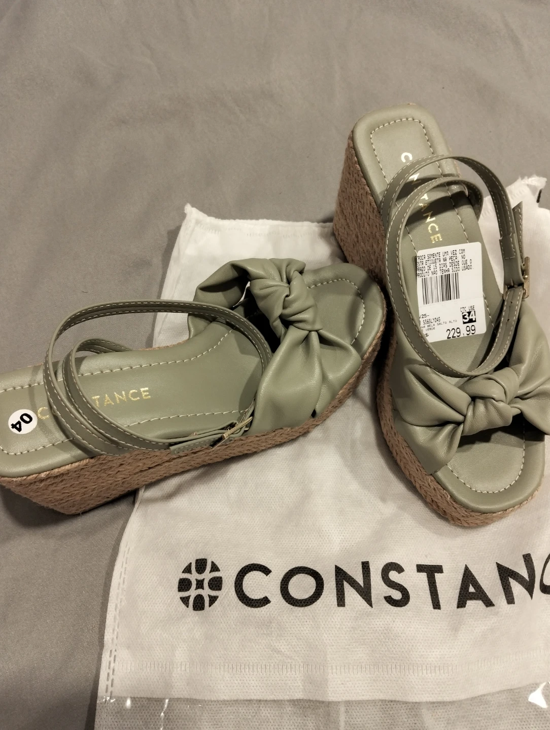 Constance Women's Espadrille Wedge Sandals - Sage Green - photo 2