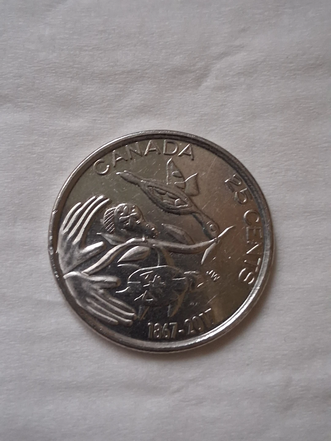 2017 Canadian 25 cents commemorative coin