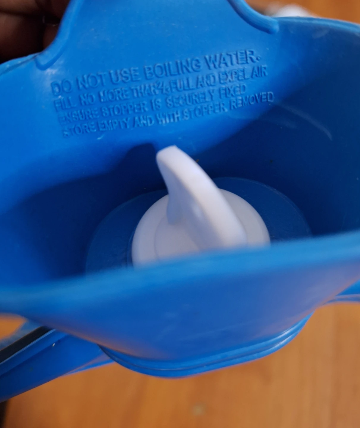 Blue Hot Water Bottle - photo 3