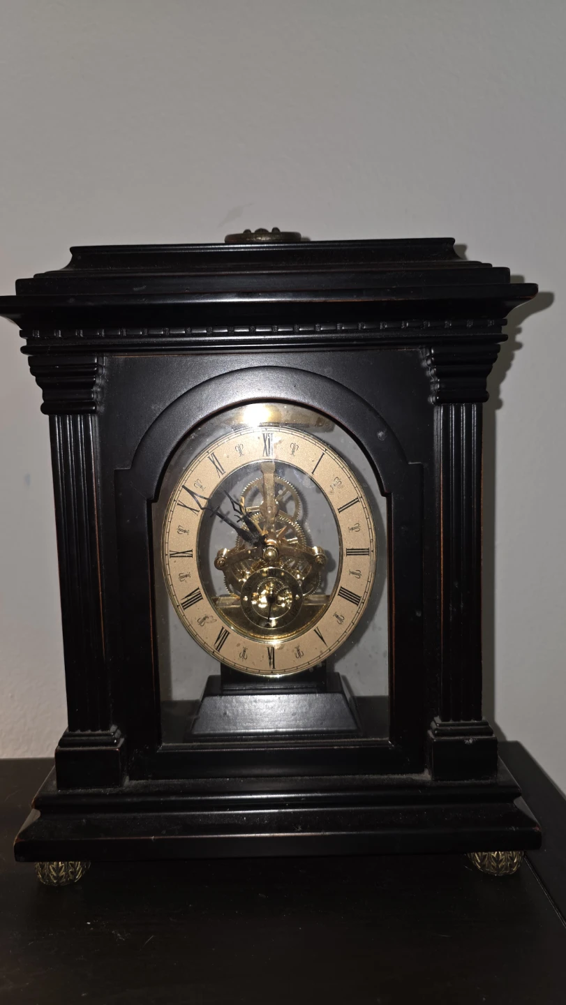 Bombay Mantel Clock with Brass Movement