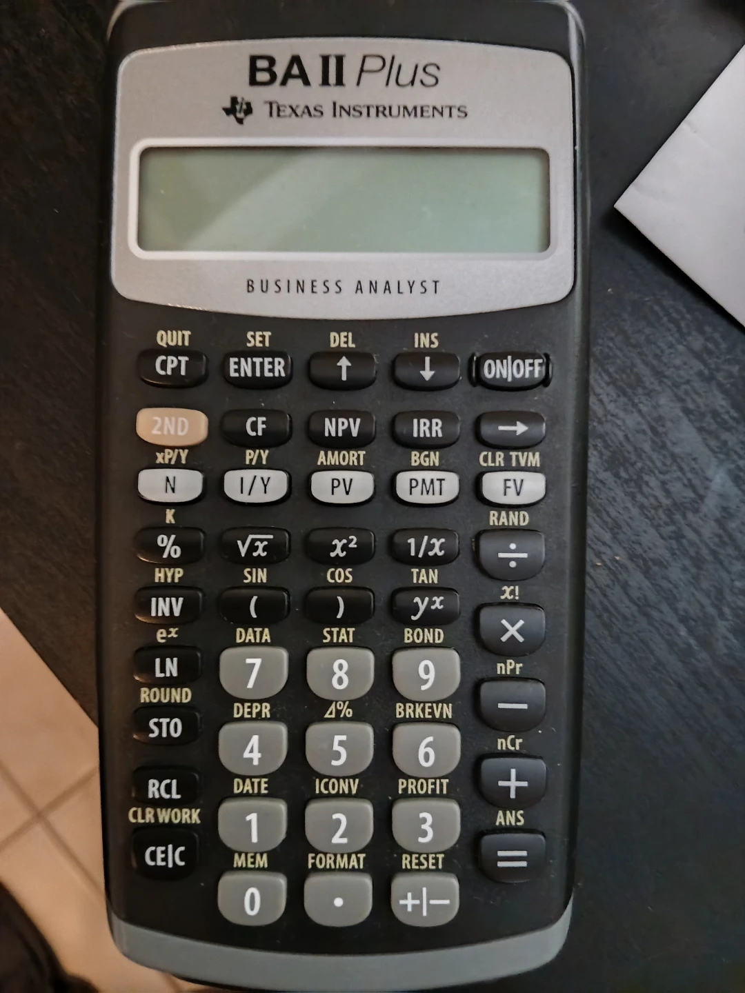 Texas Instruments BA II Plus Calculator