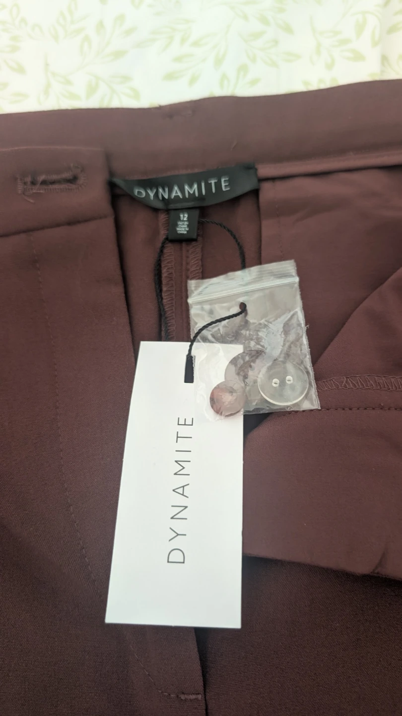 DYNAMITE Wide Leg Pleated Pants Size 12 - photo 5