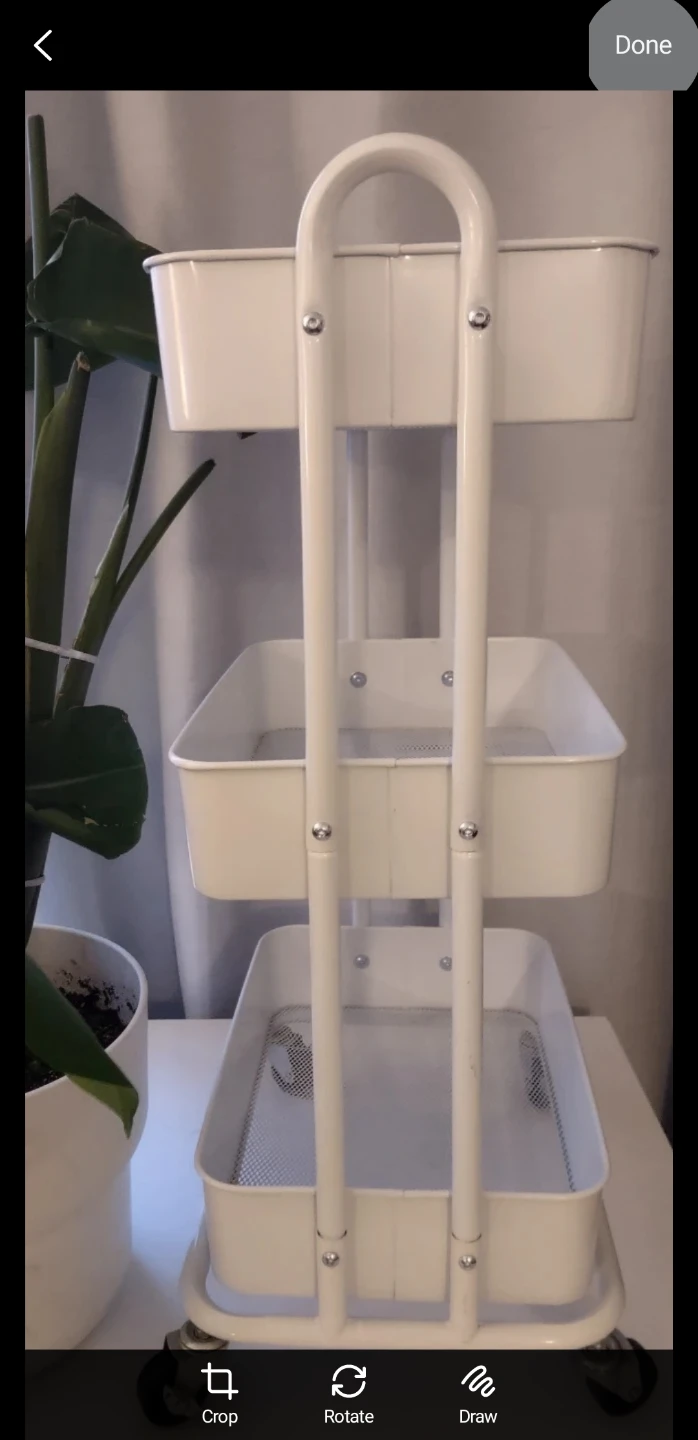 Type A Momentum 3-Tier Utility Cart - White 🥕 - photo 5