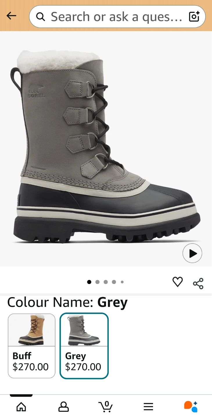 Sorel Woman's Size 8 Waterproof Winter Boots