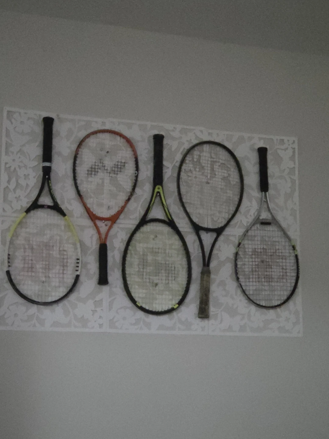 Set of 5 Vintage Tennis Racquets