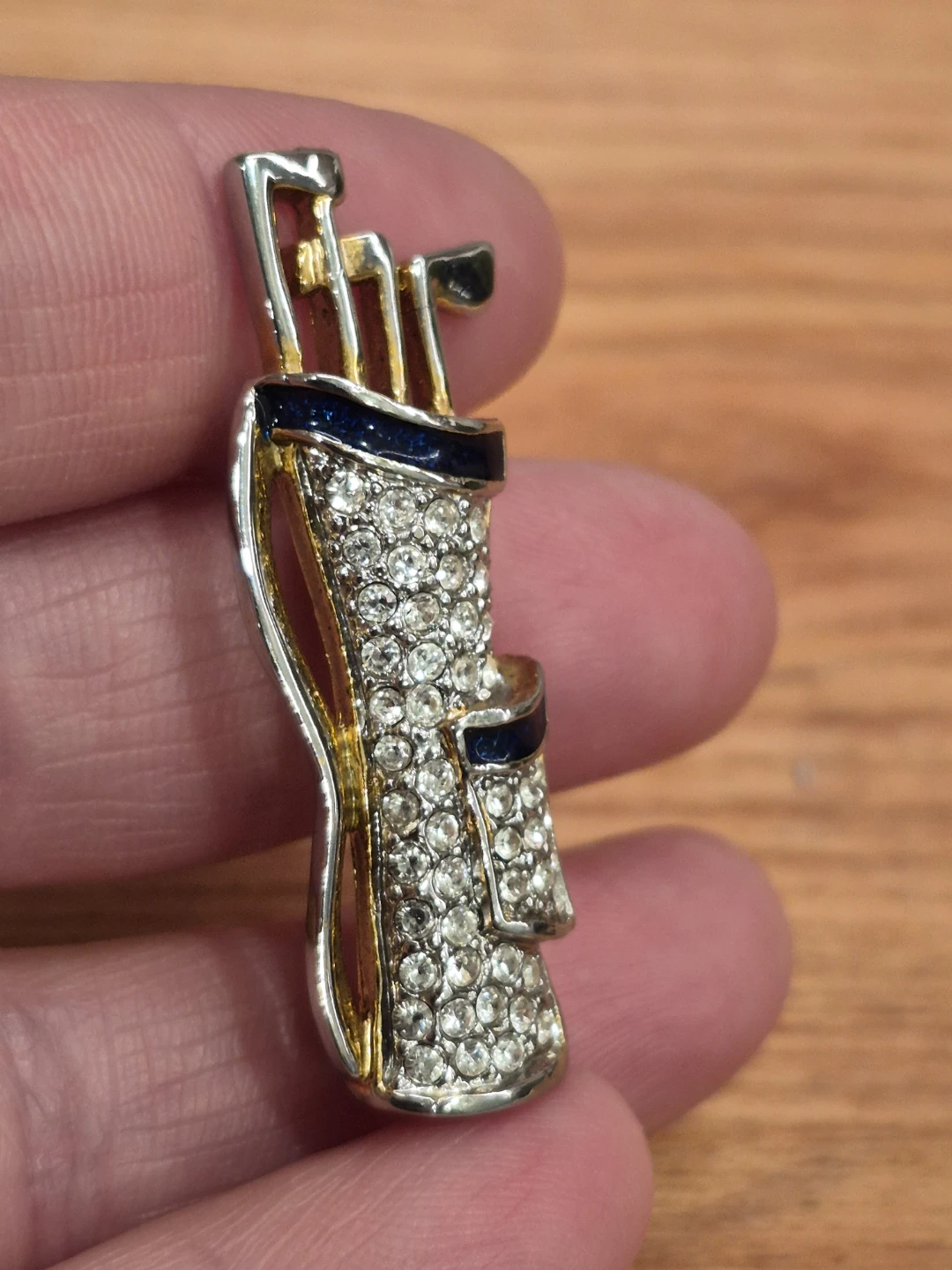 Beautiful 1 1/2" Golf Fashion Brooch - photo 5