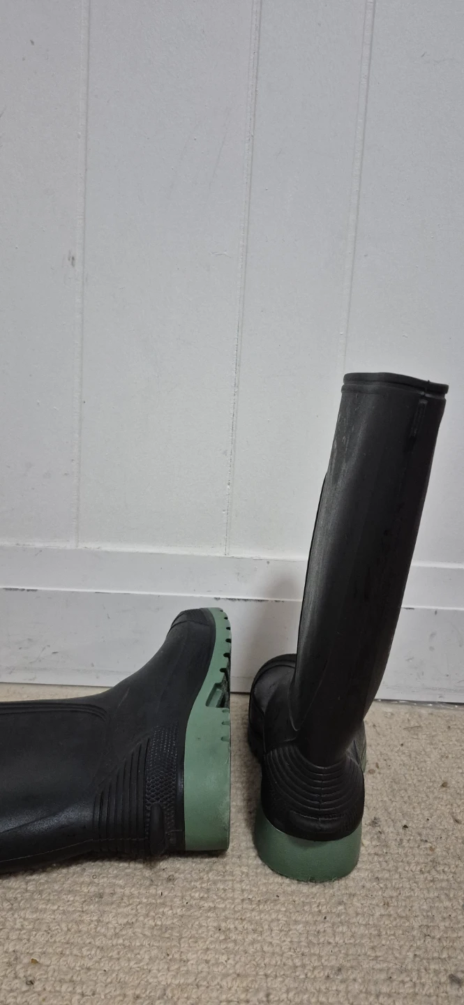 Black Rubber Rain Boots - photo 2