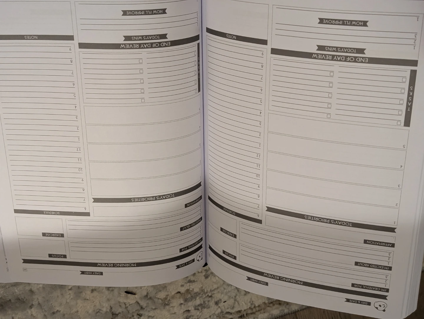 Panda Planner Productivity and Happiness Journal - photo 4