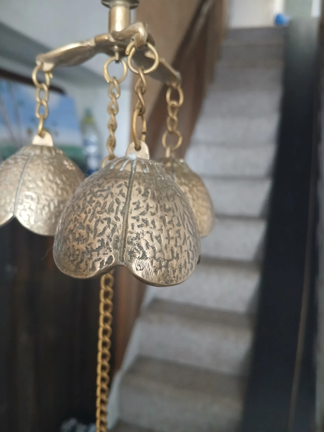 Brass Chandelier with Bell Accents - photo 5