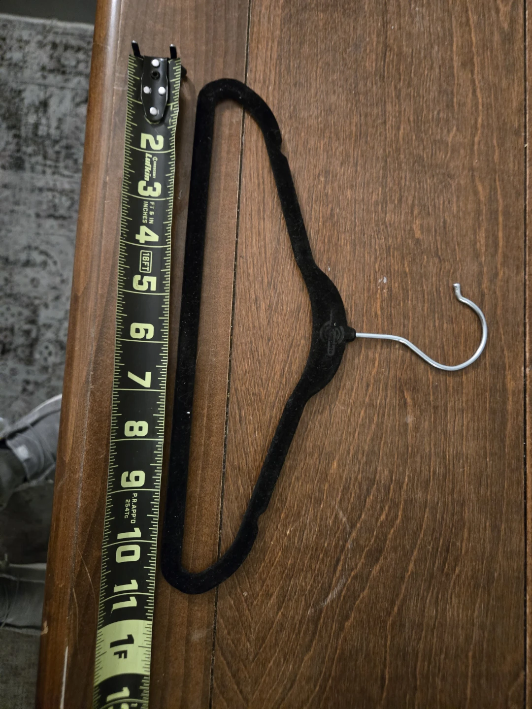 Black Velvet Clothes Hanger