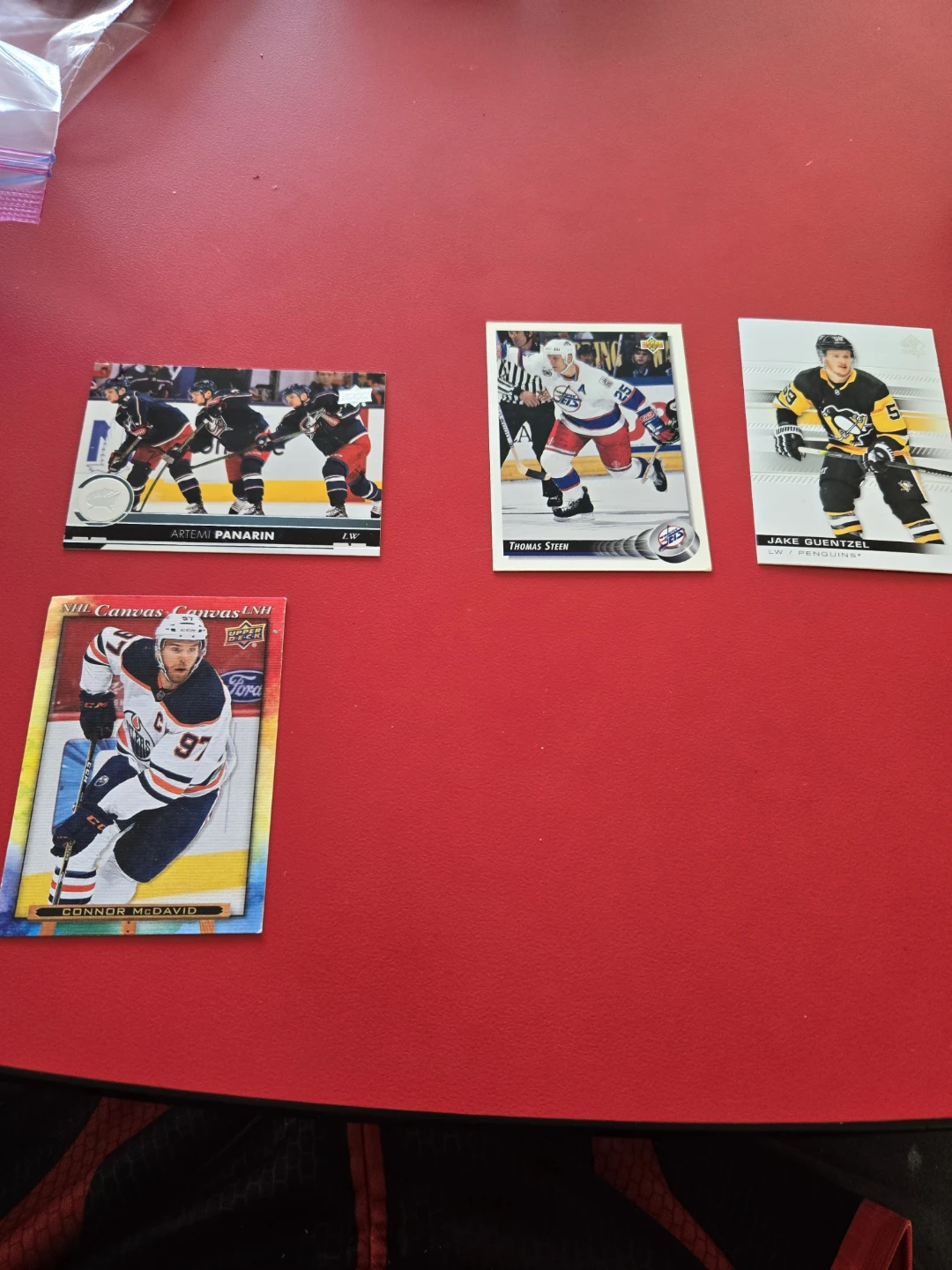 Connor McDavid, Artemi Panarin, Thomas Steen, Jake Guentzel