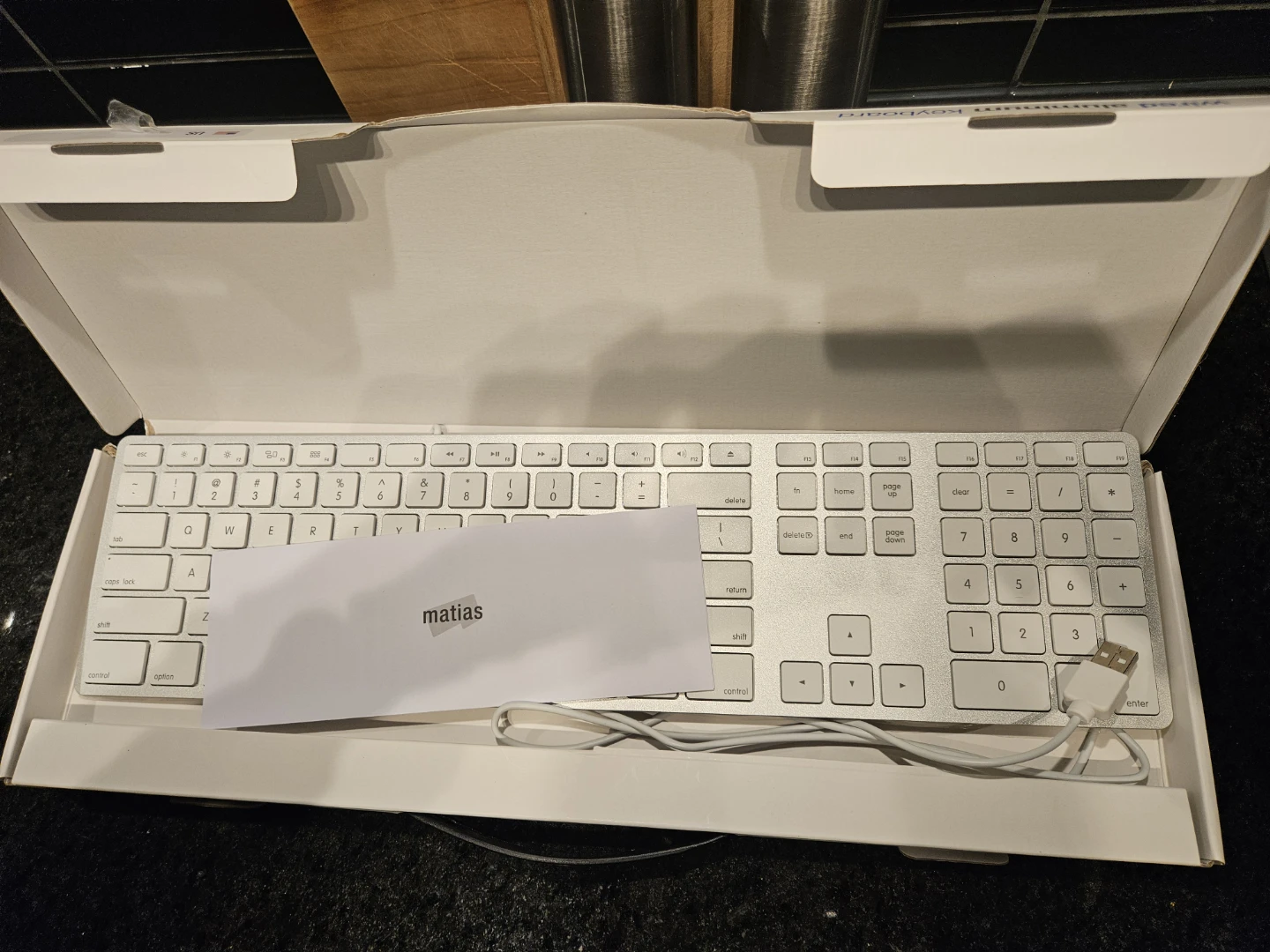 New Matias Wired Aluminum Keyboard - photo 3