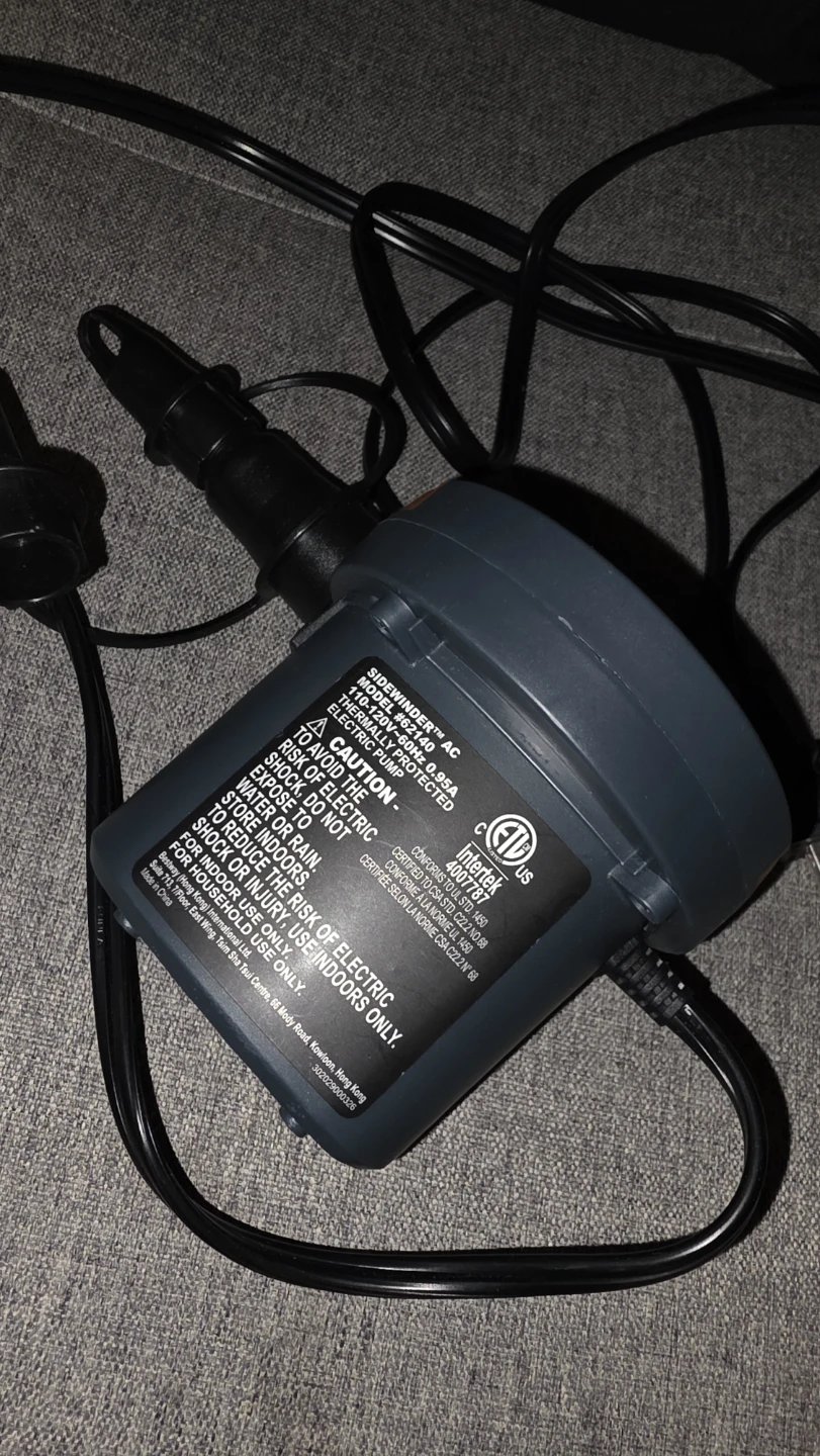 SIDEWINDER AC Electric Air Pump - photo 2