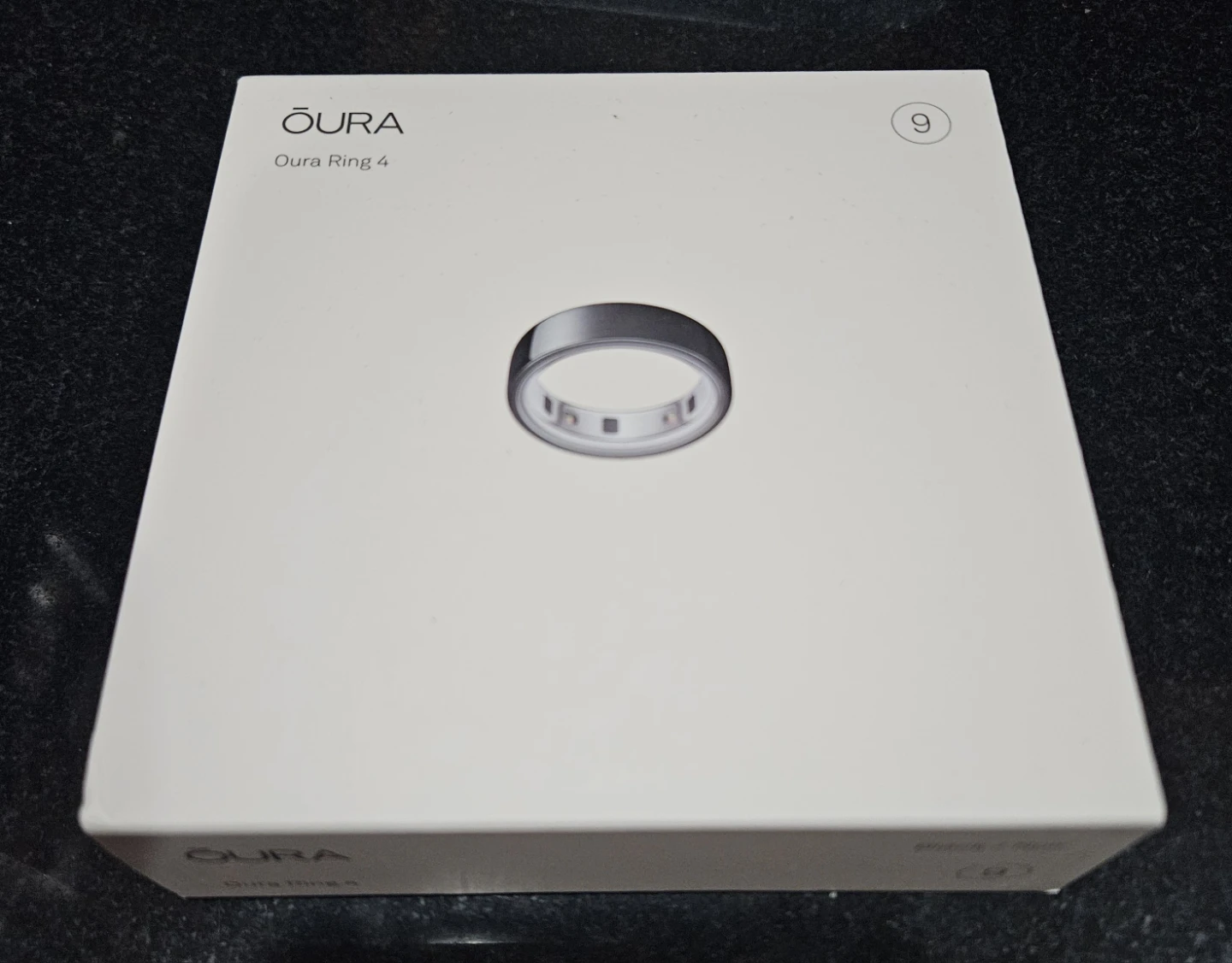 Oura Ring Gen 4 - Black - Size 9 (Brand New in Box)