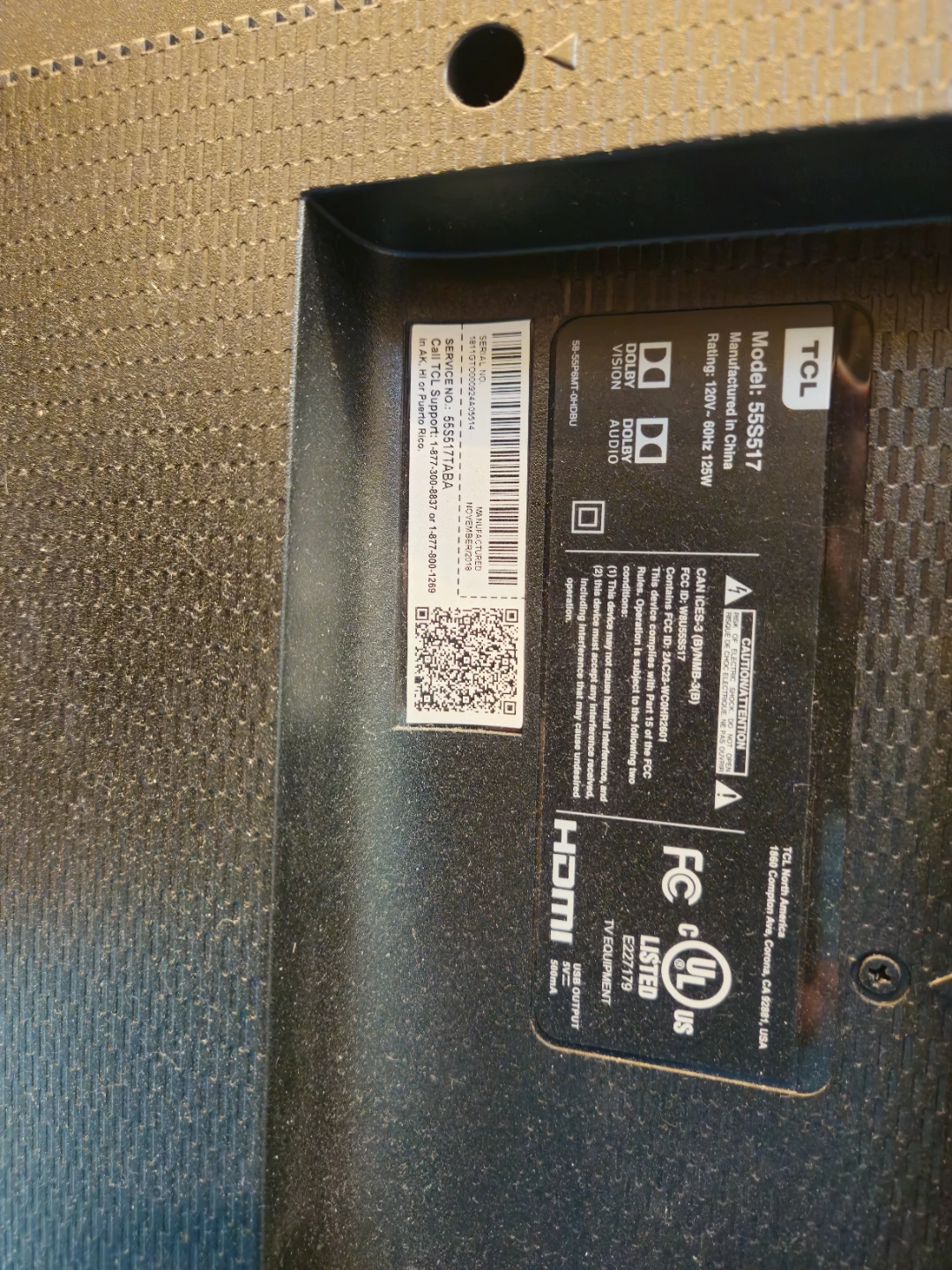 TCL 55S517 Smart Roku TV - photo 2