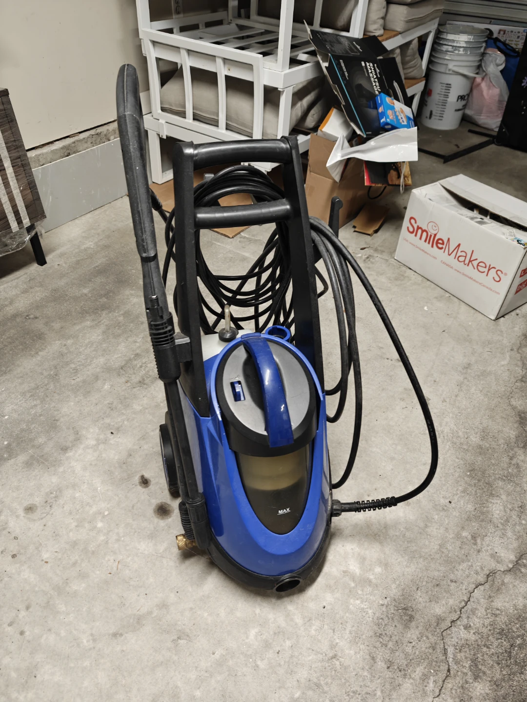 Blue Electric Pressure Washer