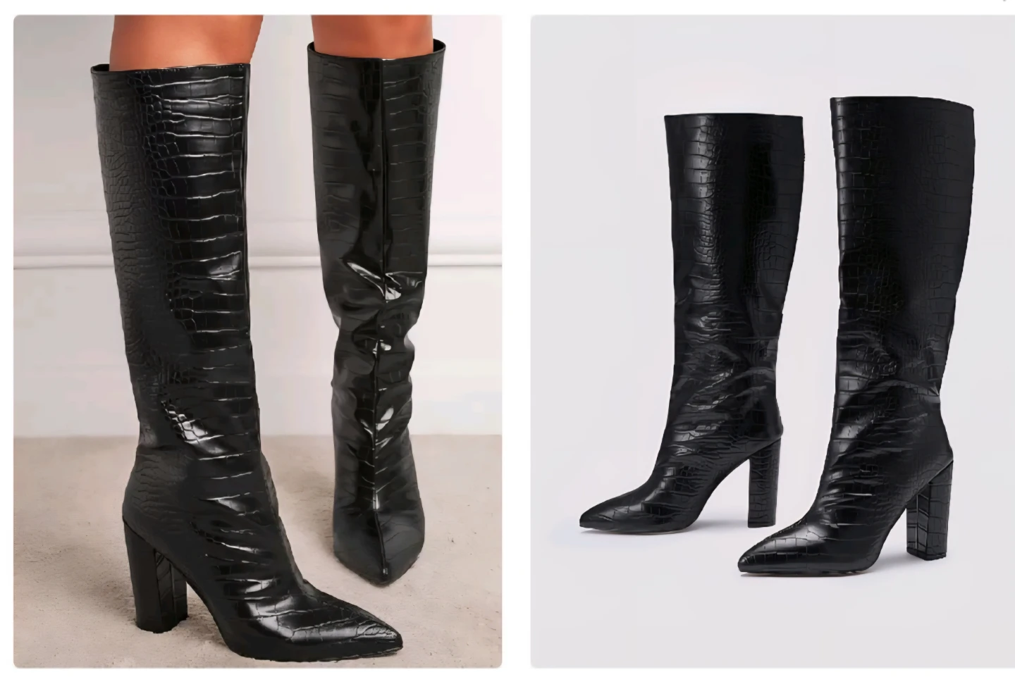 Women's Black Boots. Size 9.5 - photo 2