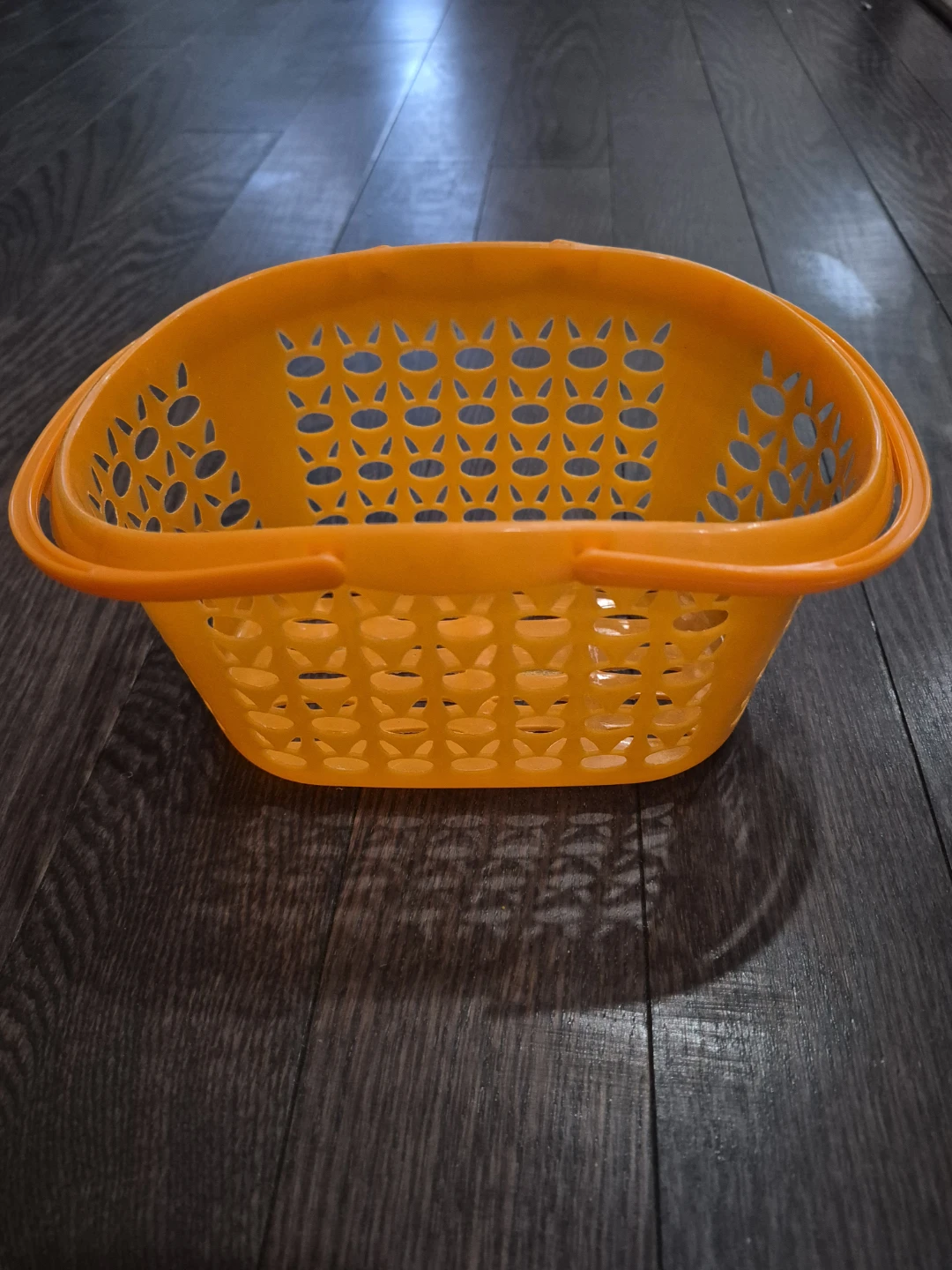 Orange Plastic Basket - photo 3