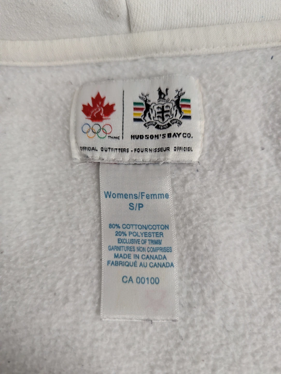 Hudson's Bay 2010 Olympics Canada Hoodie - Size S - photo 2