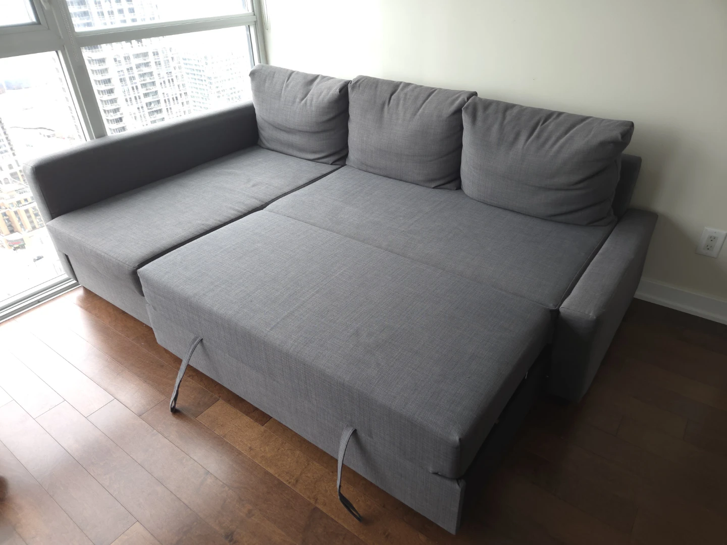 IKEA Friheten 5 seater L shaped corner sofa bed with storage - photo 4