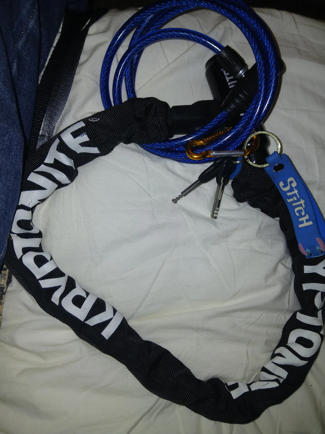 Kryptonite Chain Lock with Keys