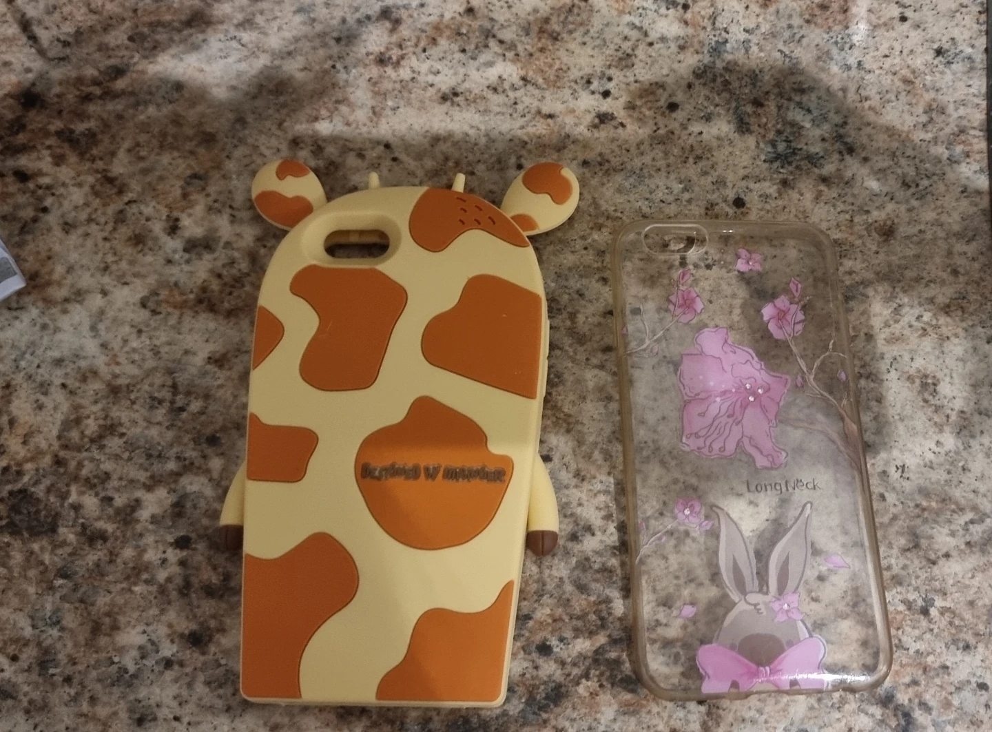 Giraffe and Floral Phone Cases (2-Pack)