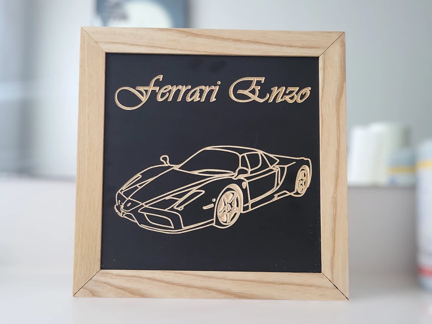 Ferrari Enzo Wooden Wall Art - photo 2