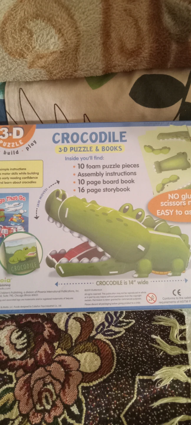 Crocodile 3-D Puzzle & Books 🏆 - photo 4