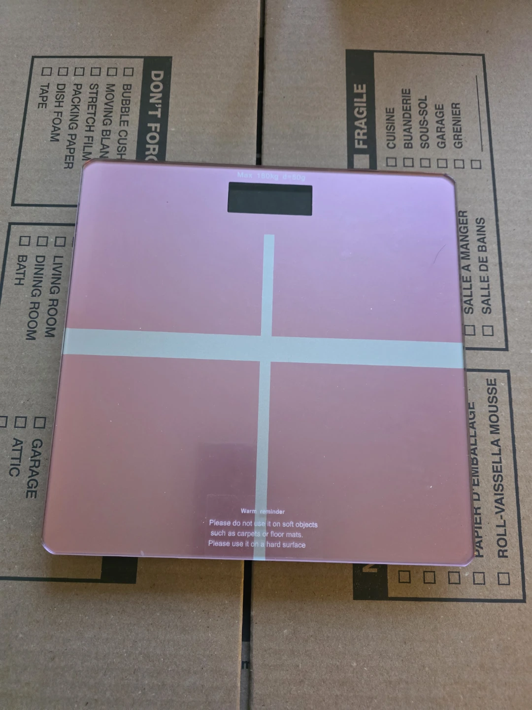 Pink Digital Bathroom Scale