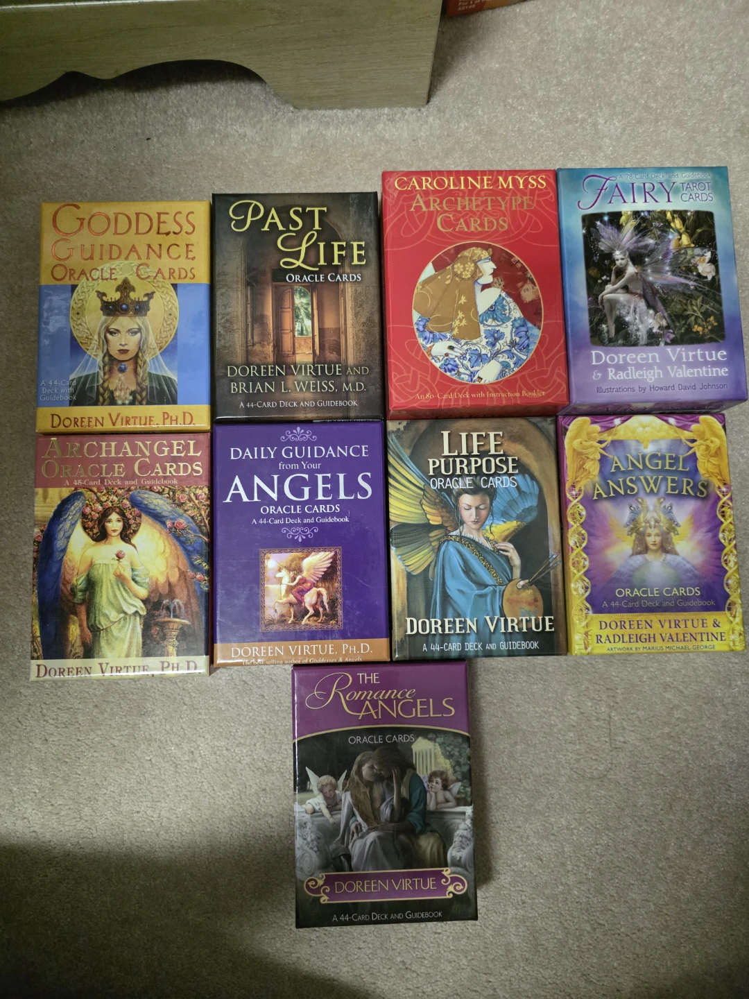 Doreen Virtue Oracle Tarot Cards (All or individually priced)