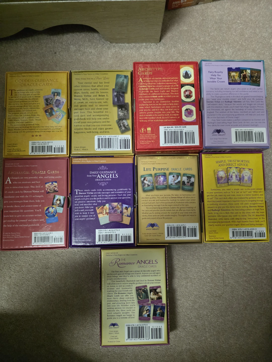 Doreen Virtue Oracle Tarot Cards (All or individually priced) - photo 2