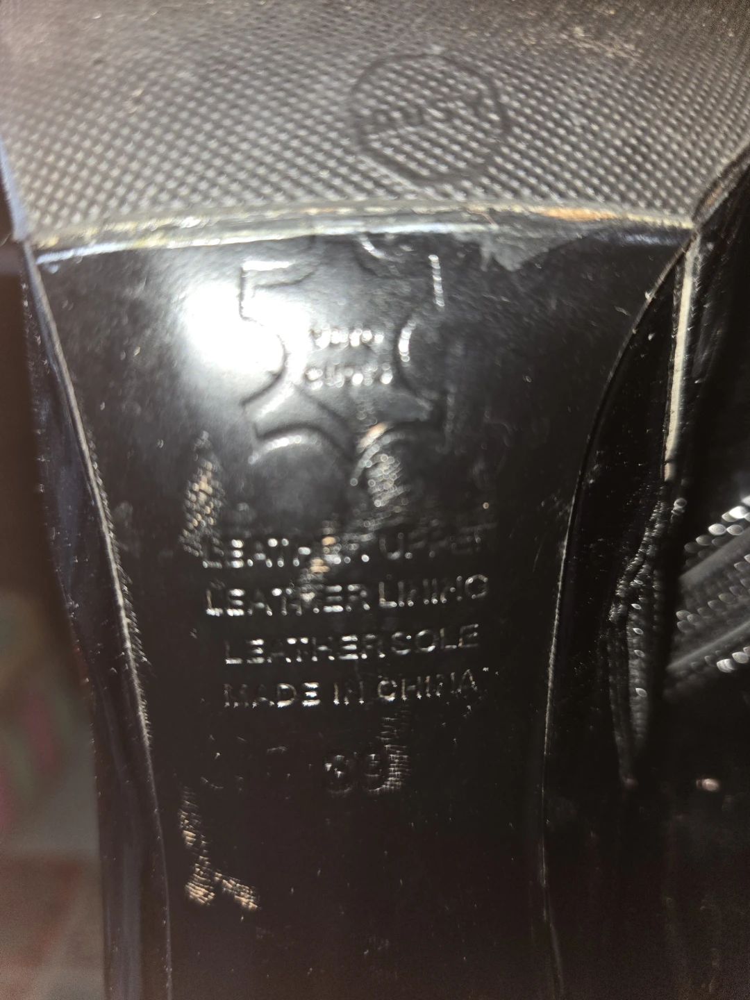 Black Leather & Suede High Heel Boots - Size 9 - photo 4