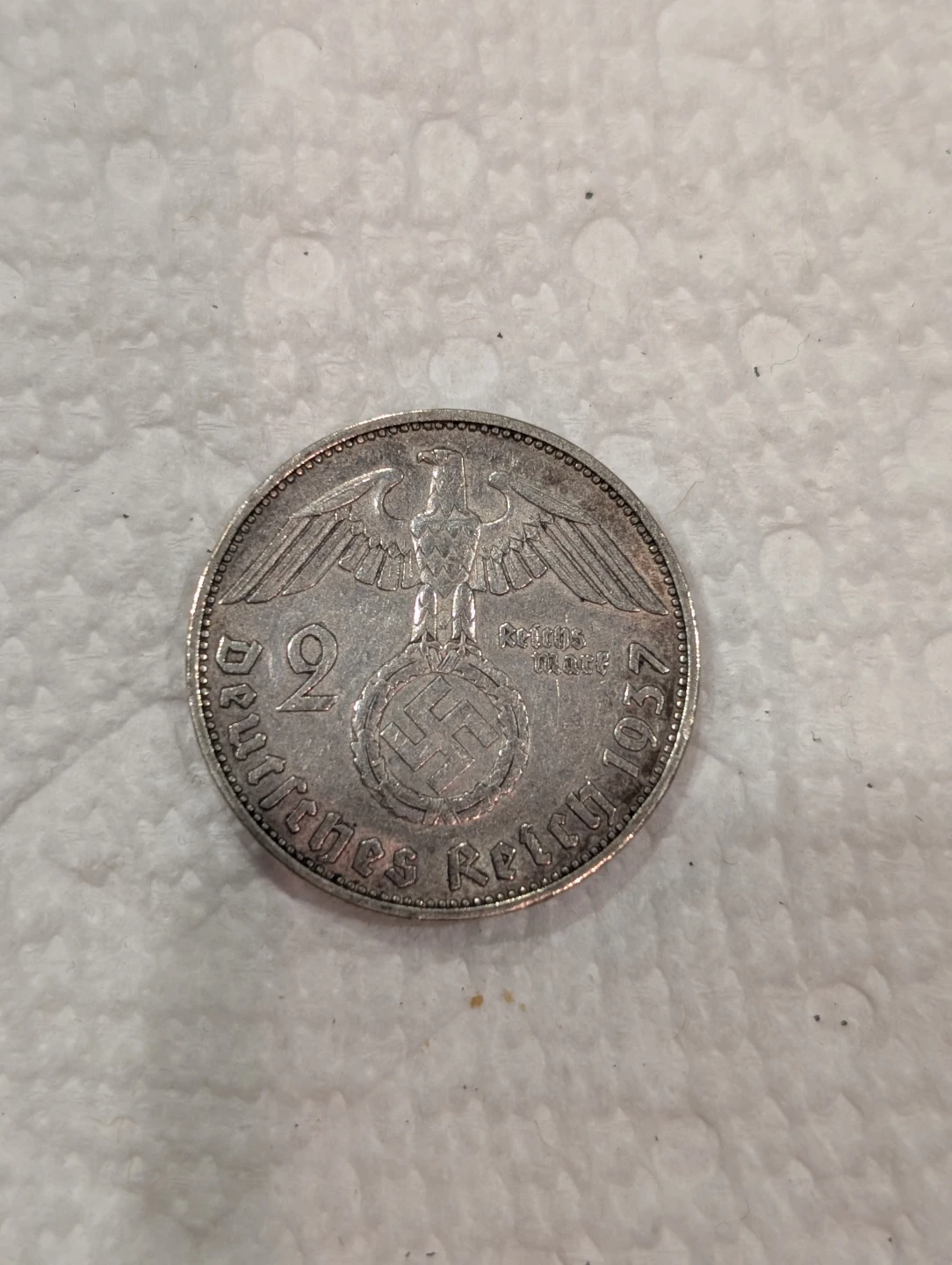 Two Silver Reichsmark 1937