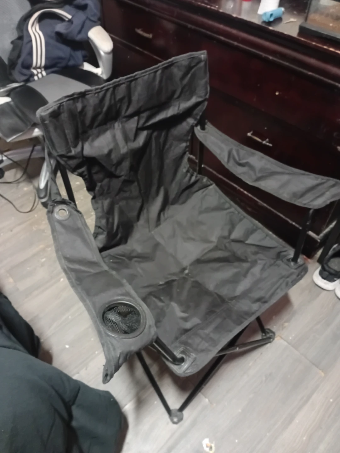 Folding Camping Chair - Black