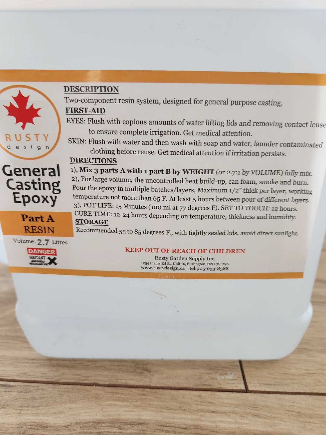 Rusty Design General Casting Epoxy. KIT OF 4. - photo 5