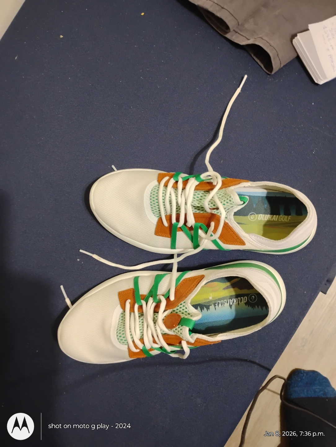 OluKai Golf Shoes, Size 12