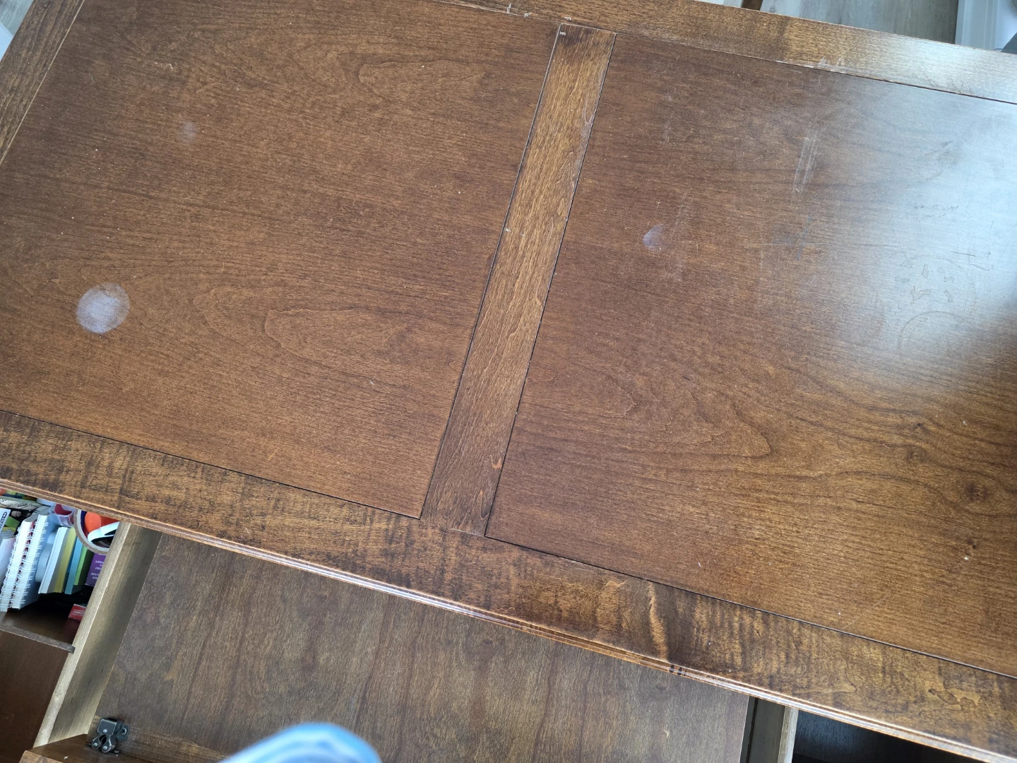 Antique Wood Writing Desk - photo 5