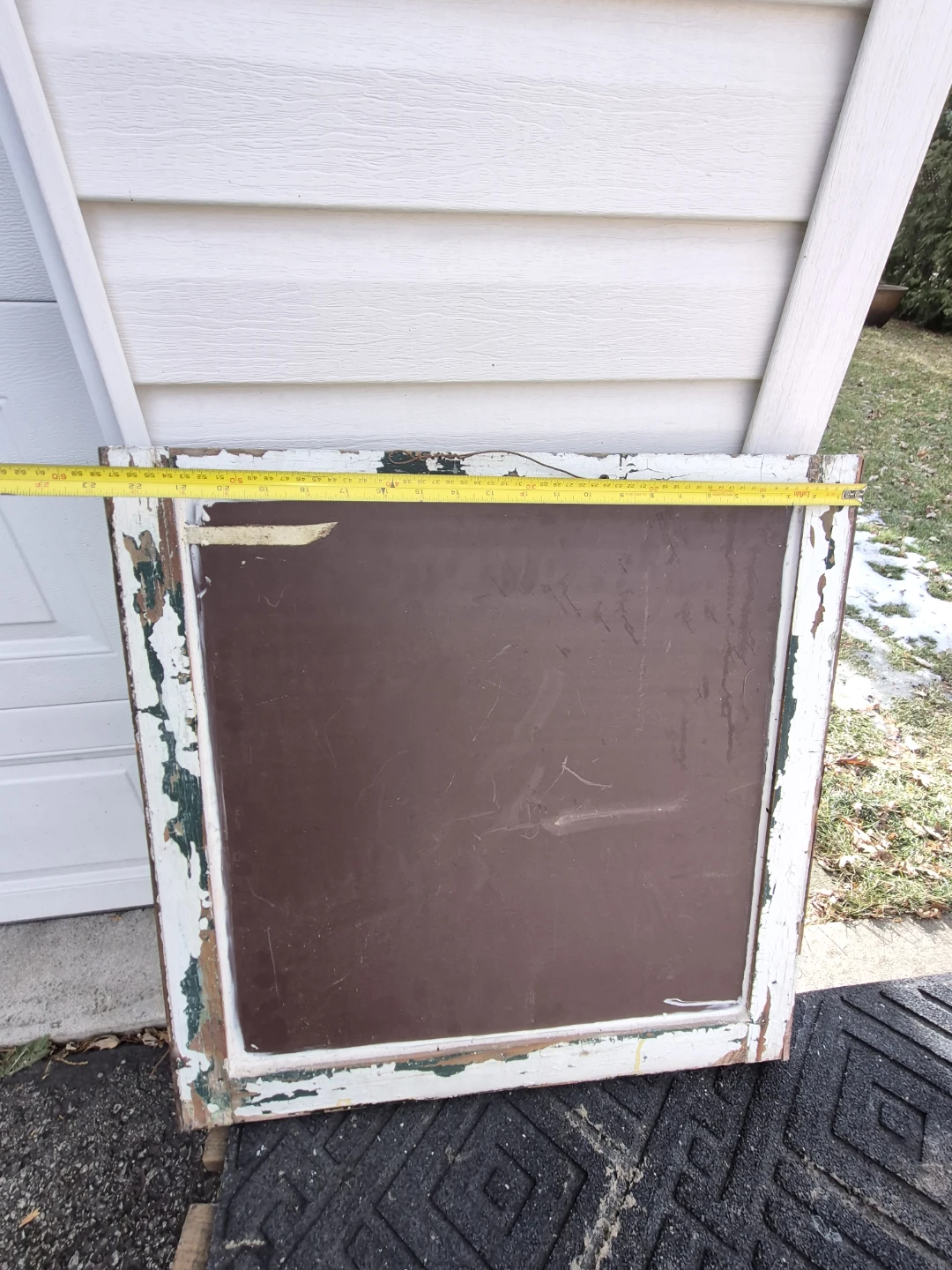 Vintage Window Frame - Rustic Decor with mirrored glass - photo 2