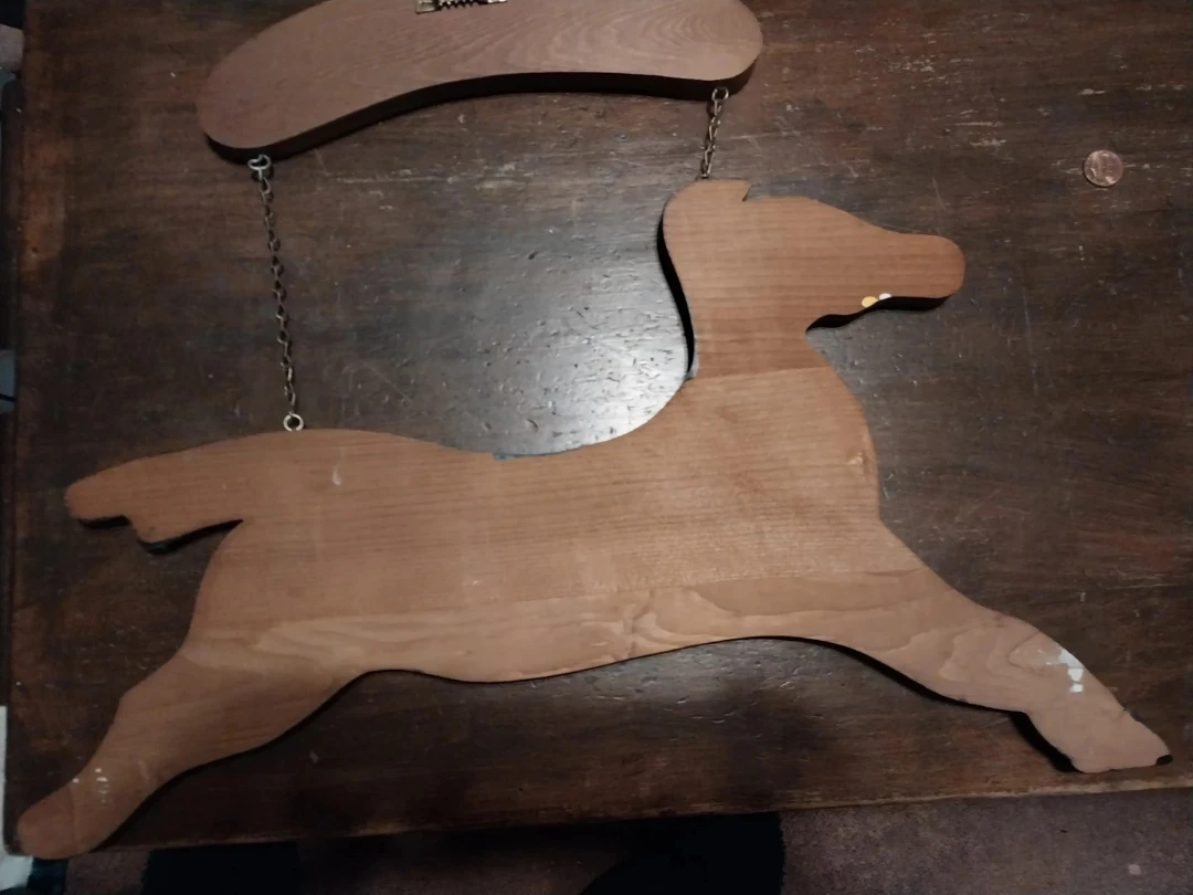 Vintage Wooden Horse Welcome Sign - photo 2
