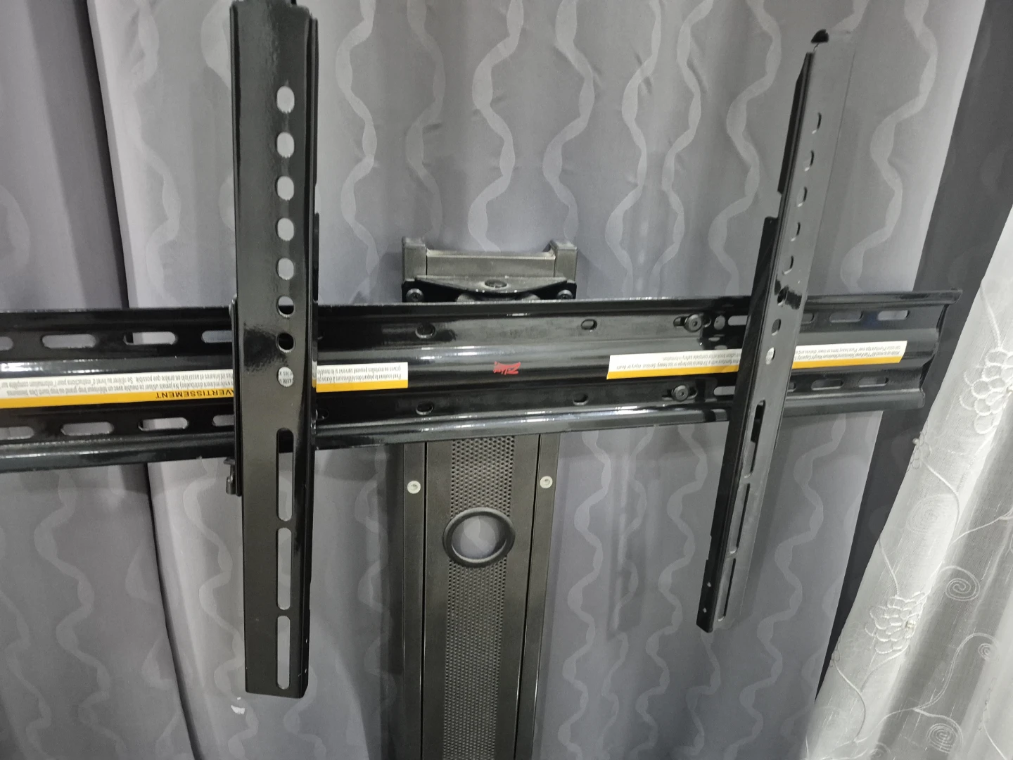 Black TV Stand with Mount