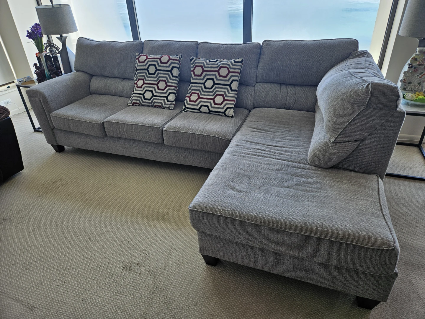 Gray Sectional Sofa