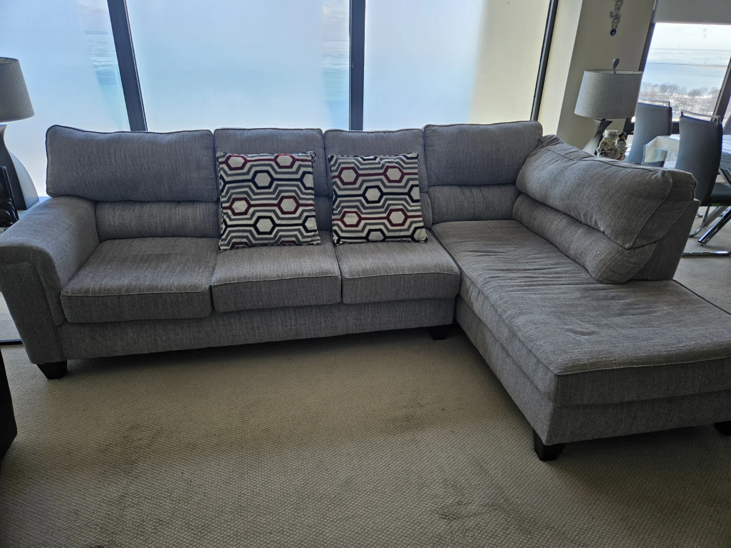 Gray Sectional Sofa - photo 2