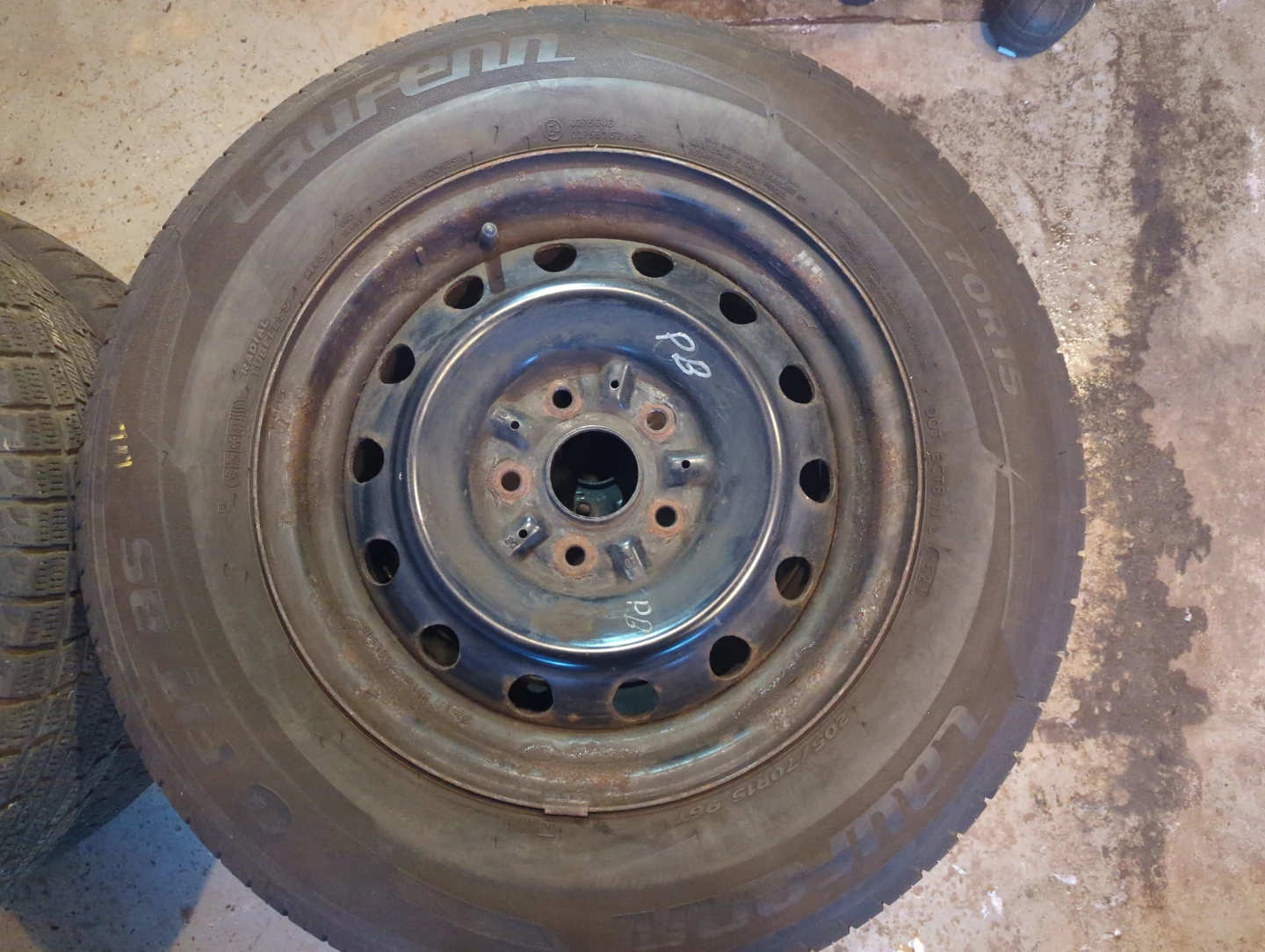Set of 4 (205/70R15)  Tires with Rims - photo 2