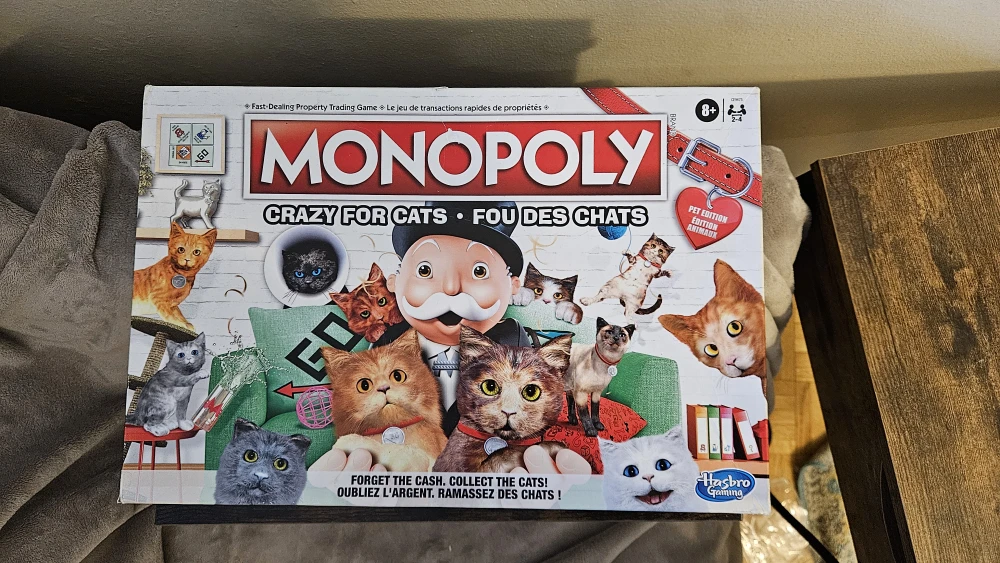 Monopoly Crazy for Cats Board Game