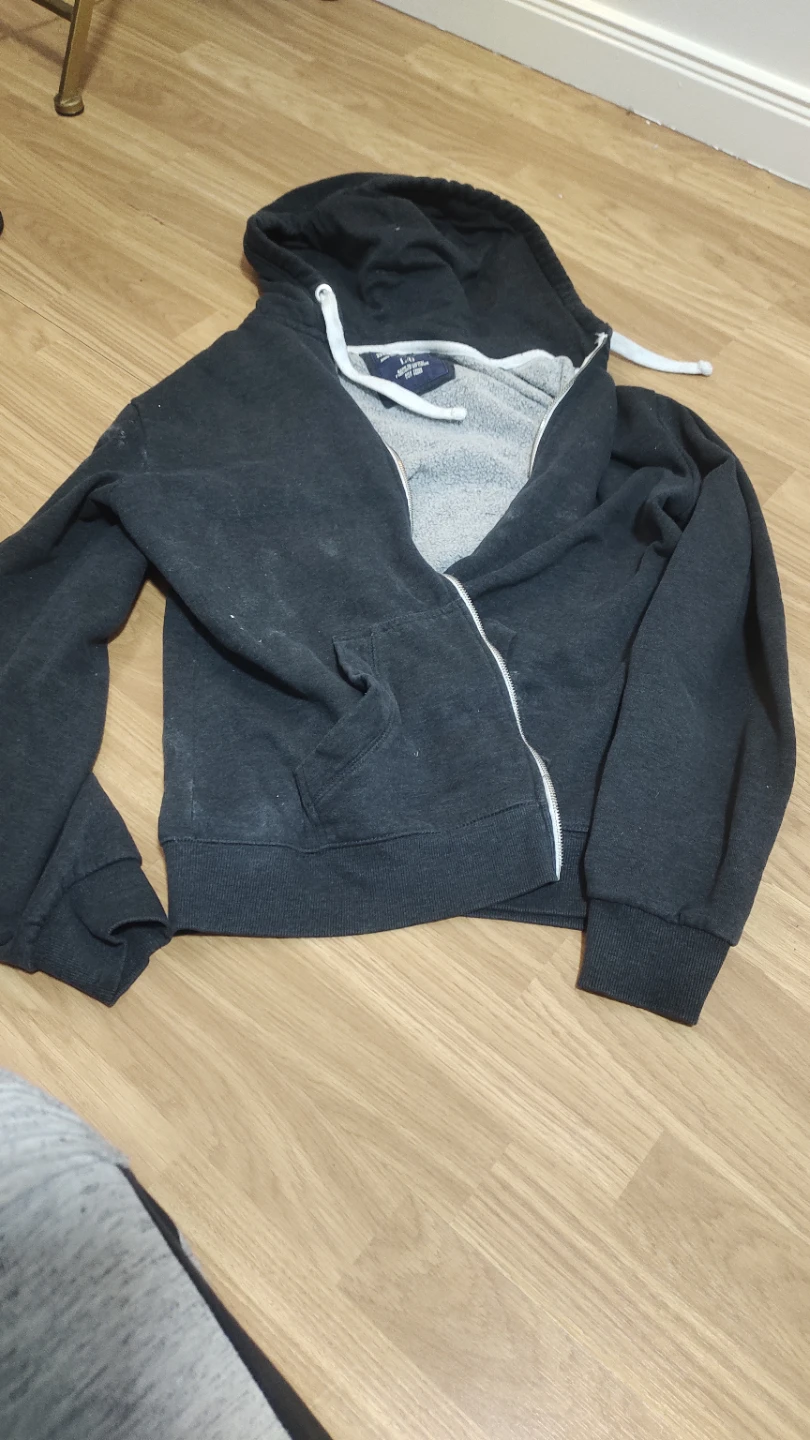 Black Zip-Up Hoodie