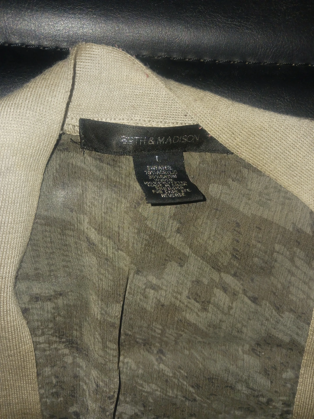 89 th & Madison  Cardigan Sweater Size L - photo 3