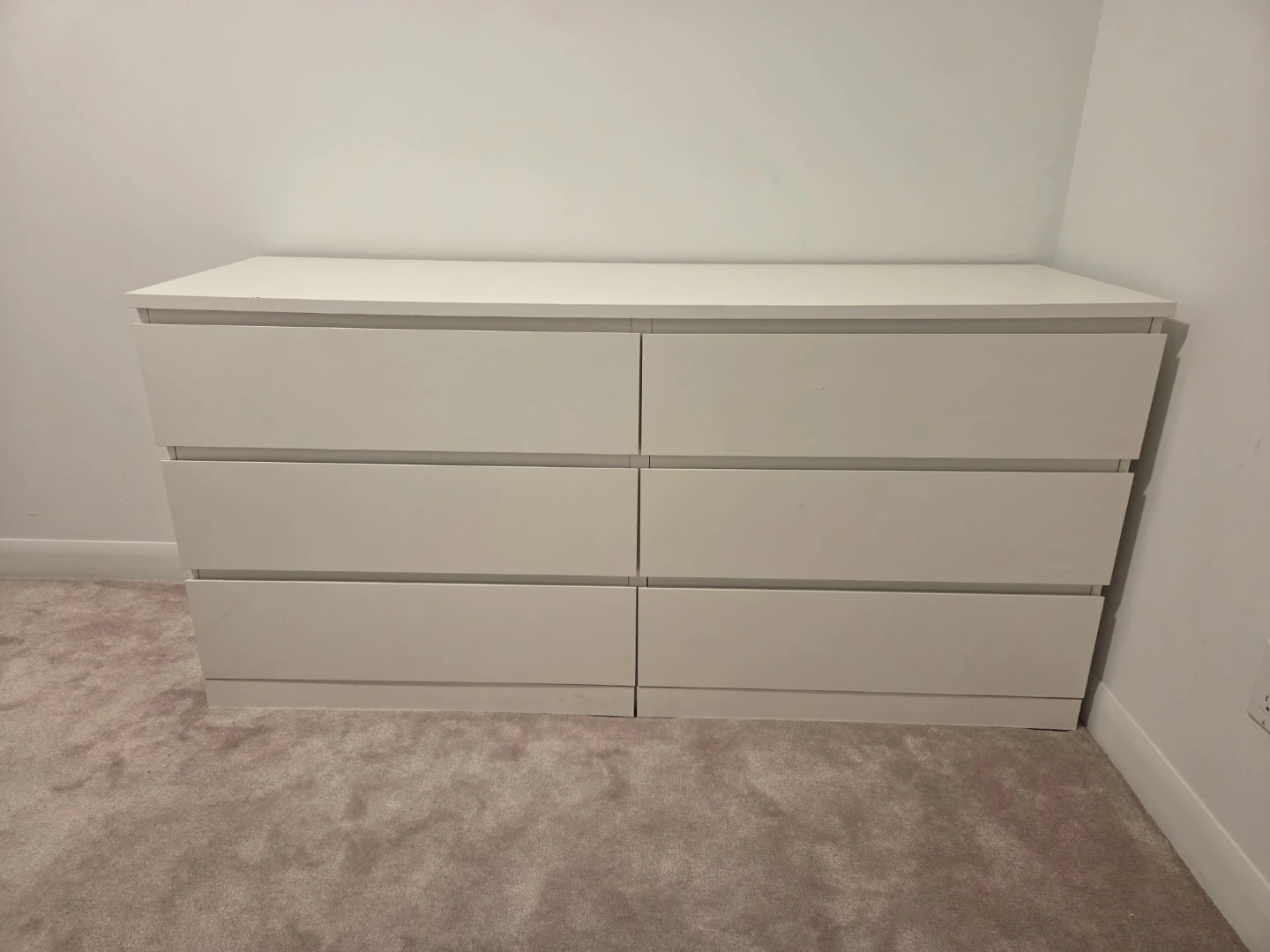 IKEA Malm 6-Drawer Dresser, White