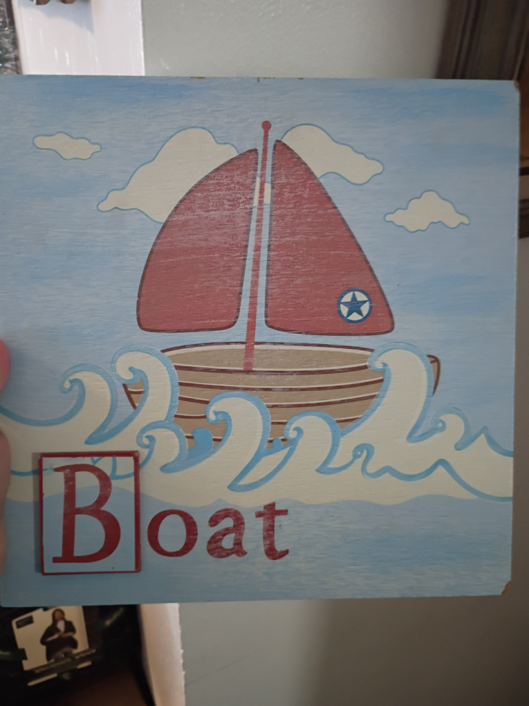 Fun Nautical SailBOAT Canvas Art