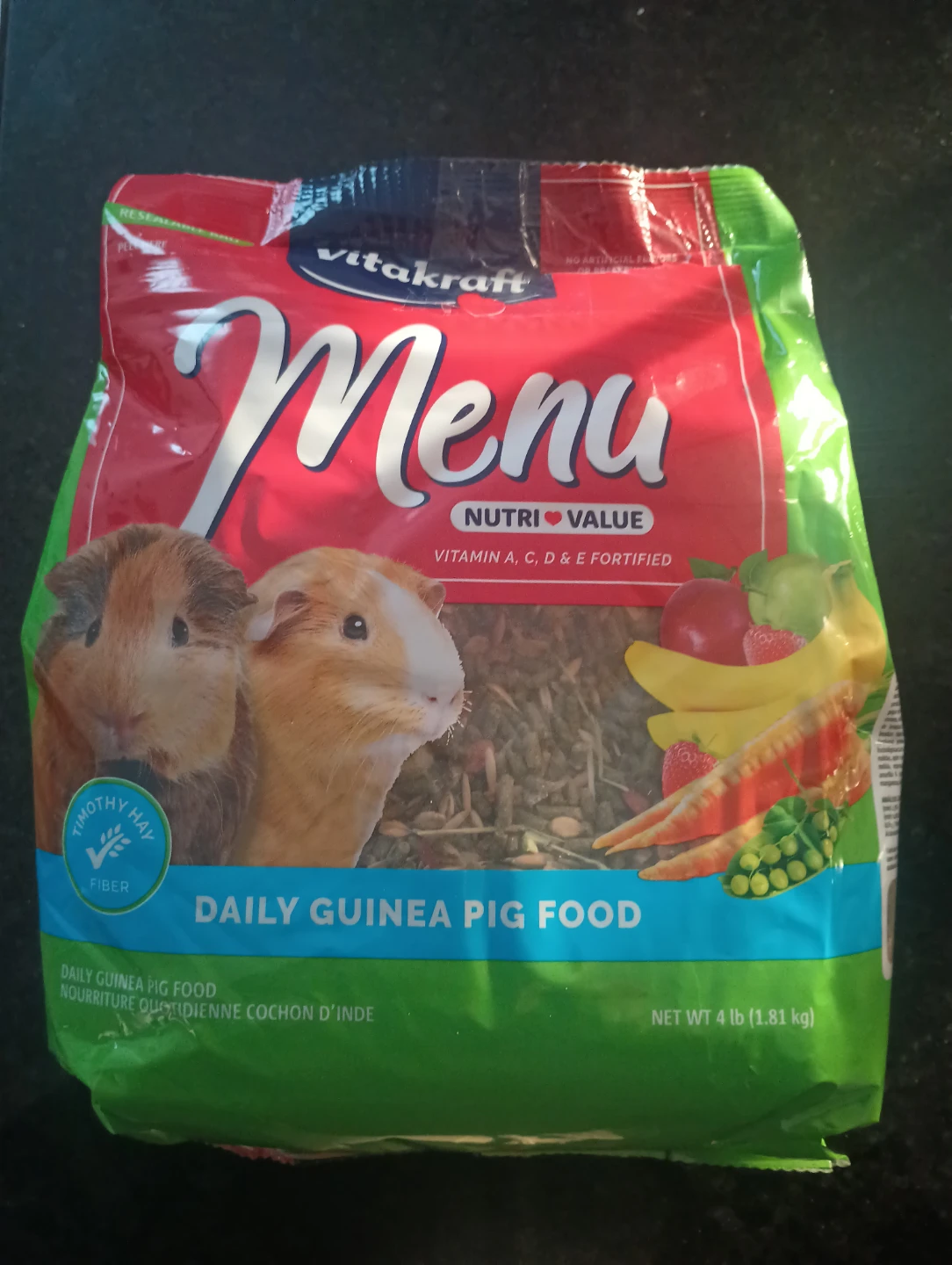 Vitakraft Menu Daily Guinea Pig Food - 4 lb