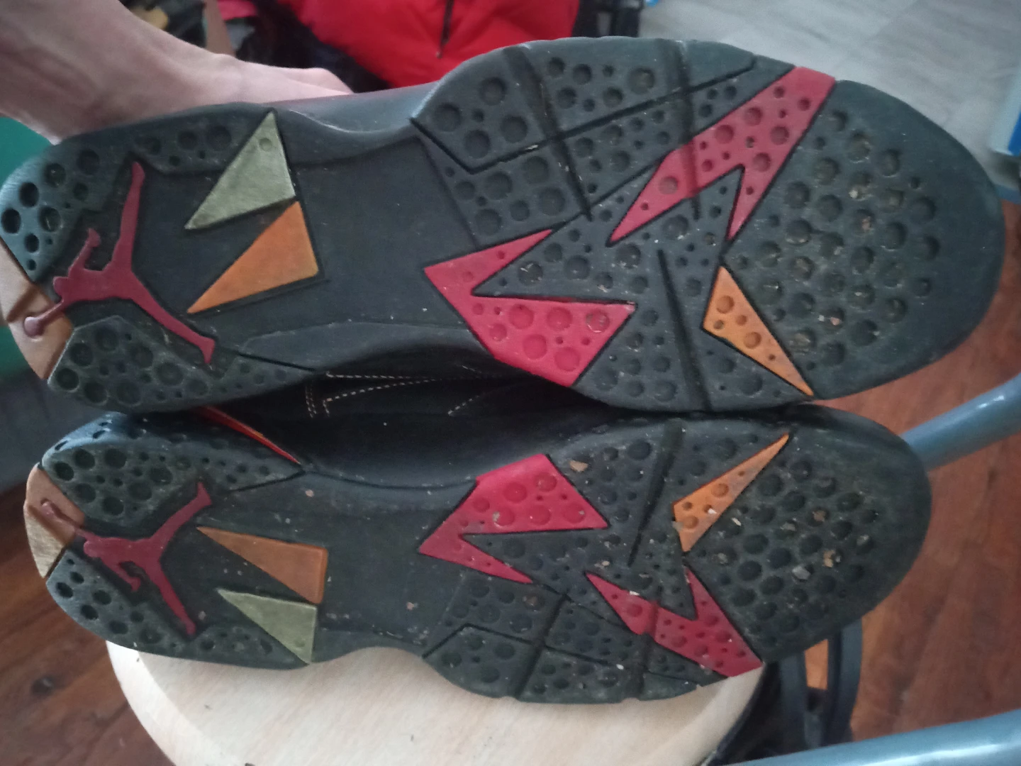 Air Jordan 7 Citrus Retro Black/Red/Gold - photo 3